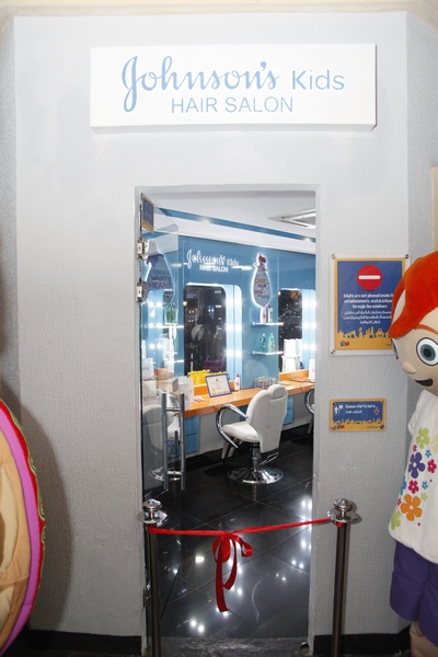 Launching of Johnson's Kids Hair Salon at KidzMondo